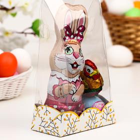 

Фигурка шоколадная «Заяц с курочкой и яйцом», 140 г