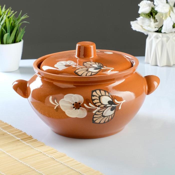 Жаровня с росписью, аромат, 3 л