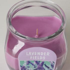 

Свеча ароматическая в банке "Лавандовые поля", 12х9см