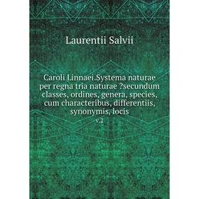 

Книга Caroli Linnaei.Systema naturae per regna tria naturae secundum classes, ordines, genera, species, cum characteribus, differentiis, synonymis, l