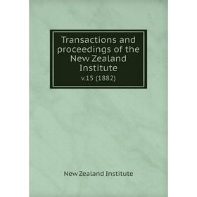 

Книга Transactions and proceedings of the New Zealand Institute. v.15 (1882)