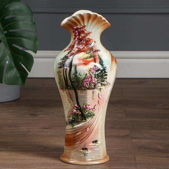 Ваза "Джульетта", бисер, микс