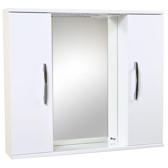 Зеркало со шкафчиками РОКАРД 80 с подсветкой