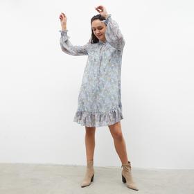 

Платье женское MINAKU: Green trend цвет голубой, р-р 48