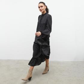 

Платье женское длина миди MINAKU: Green trend чёрный цвет, р-р 44
