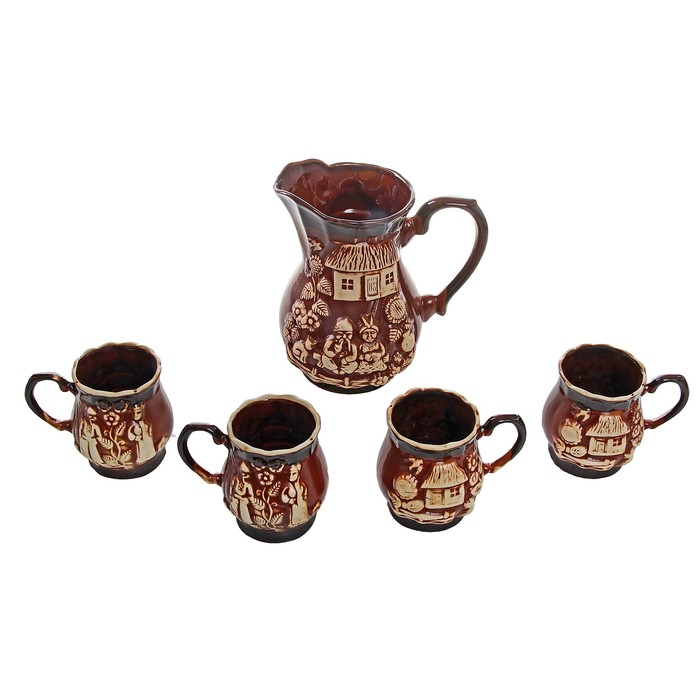 Набор молочный 5 предметов, 1,5 л