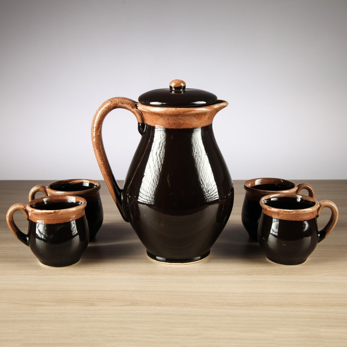 Набор молочный "Иллюзия" 5 предметов, 1,7 л/ 0,2 л