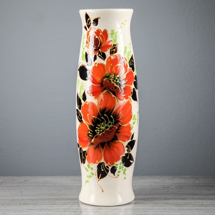 Ваза "Ромина" мак, шамот