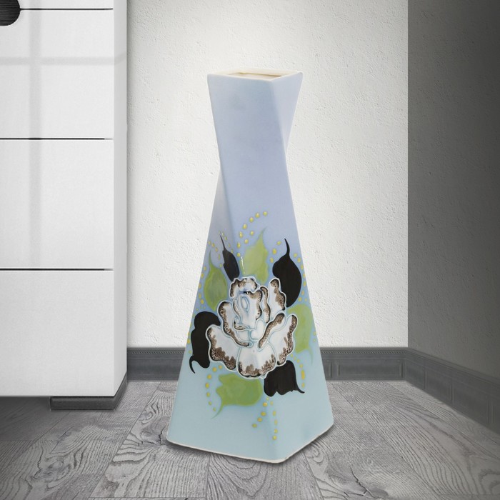 Ваза "Эквилибриум" роза, глазурь