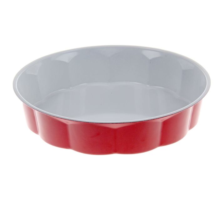 Форма для выпечки с керамическим покрытием "Флёри. Волнистый круг" 28х5,5 см