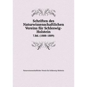 

Книга Schriften des Naturwissenschaftlichen Vereins für Schleswig-Holstein 7.Bd. (1888-1889)