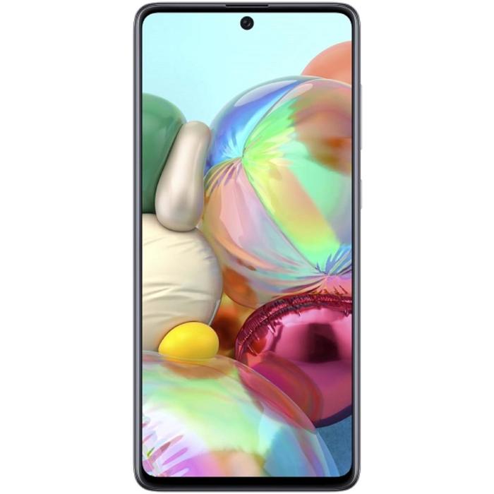 фото Смартфон samsung galaxy a71 sm-a715f, 6.7", samoled, 6гб, 128гб, 64мп, 4500мач, черный