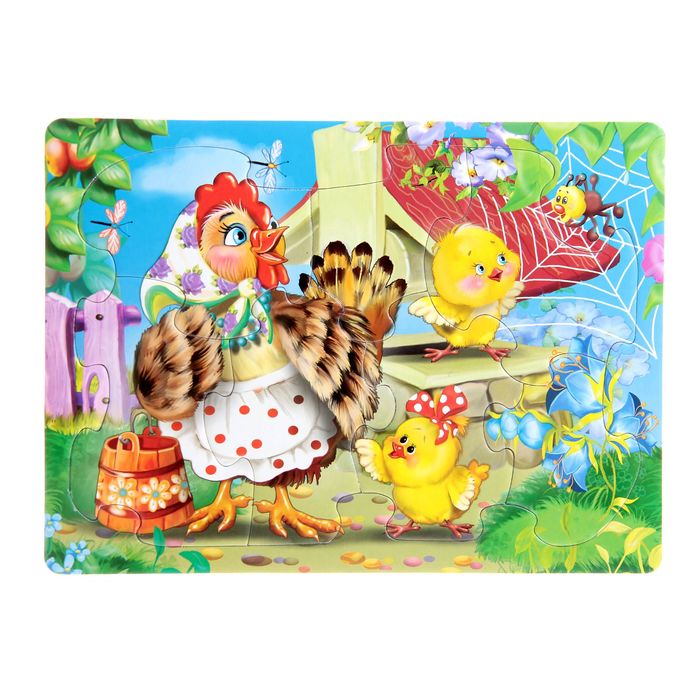 Рамка-пазл "Наши любимцы", блистер, МИКС