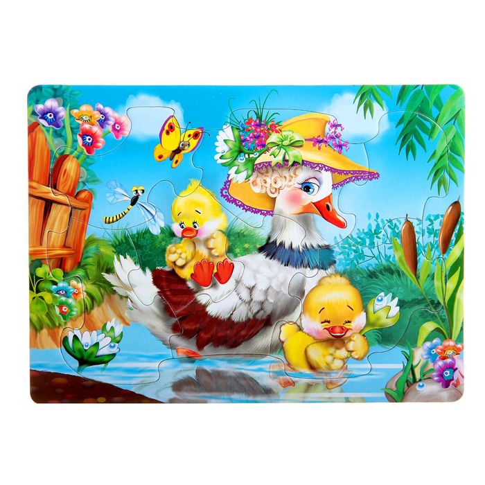 Рамка-пазл "Наши любимцы", блистер, МИКС