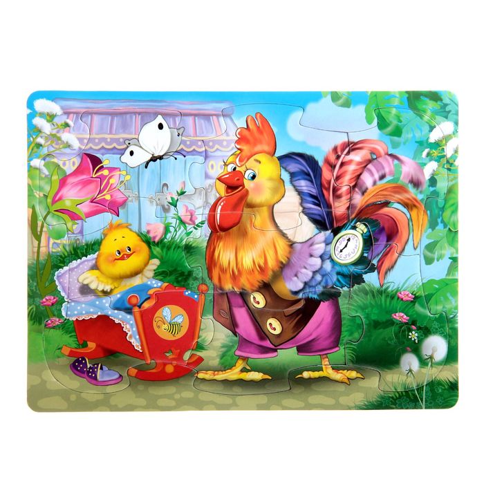 Рамка-пазл "Наши любимцы", блистер, МИКС