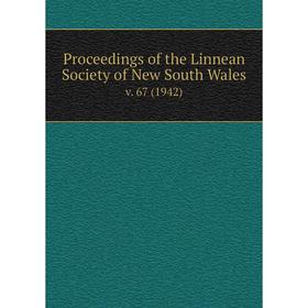 

Книга Proceedings of the Linnean Society of New South Wales v. 67 (1942)