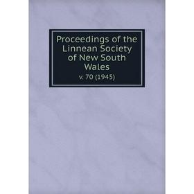 

Книга Proceedings of the Linnean Society of New South Wales v. 70 (1945)