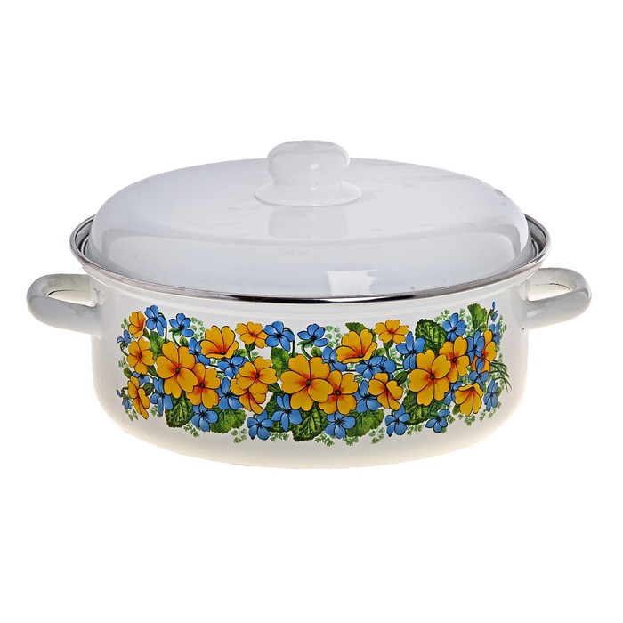 Кастрюля 4 л "Цветник"