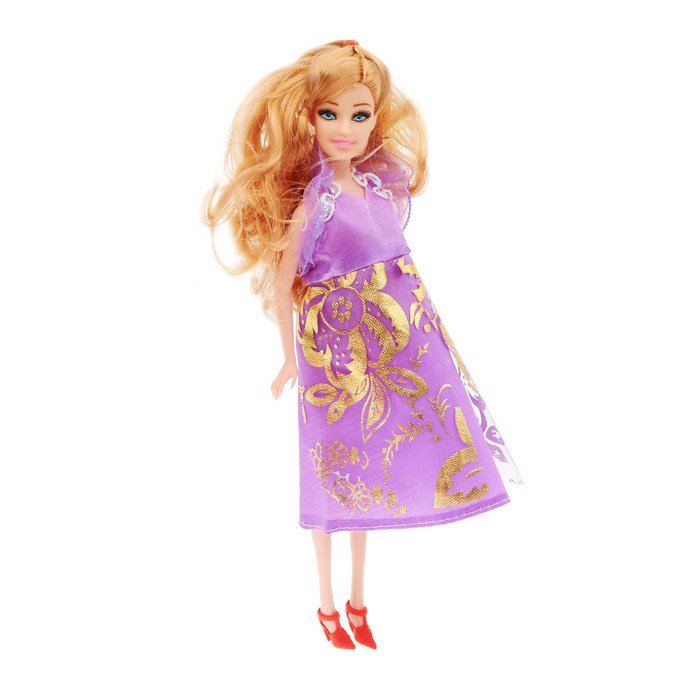 Кукла беременная в платье, 31 см, МИКС