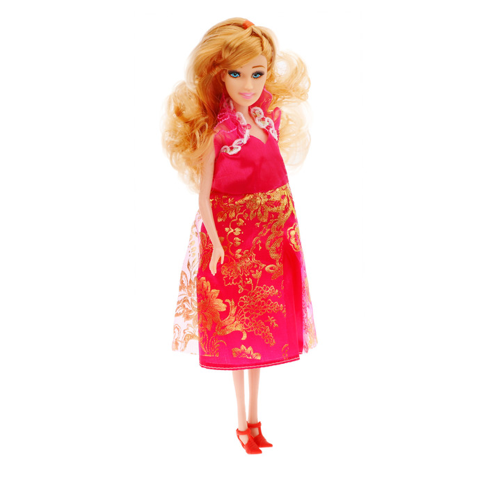 Кукла беременная в платье, 31 см, МИКС