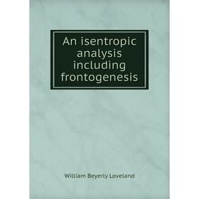 

Книга An isentropic analysis including frontogenesis