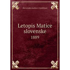 

Книга Letopis Matice slovenske 1889