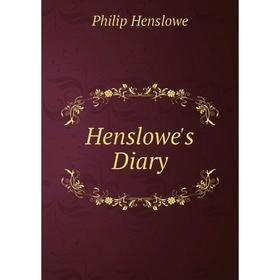 

Книга Henslowe's Diary