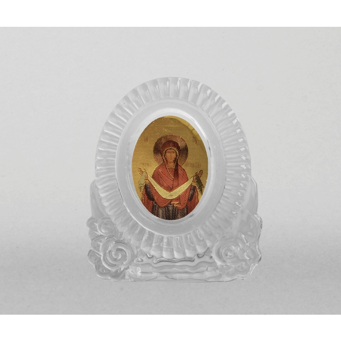 Икона "Покров Пресвятой Богородицы" овал