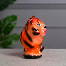 

Копилка "Тигр", символ года 2022, лак, керамика, 19х10х15 см