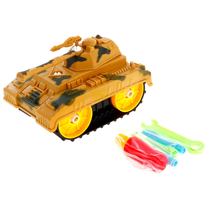 Конструктор для малышей «Танк», 31 деталь, МИКС