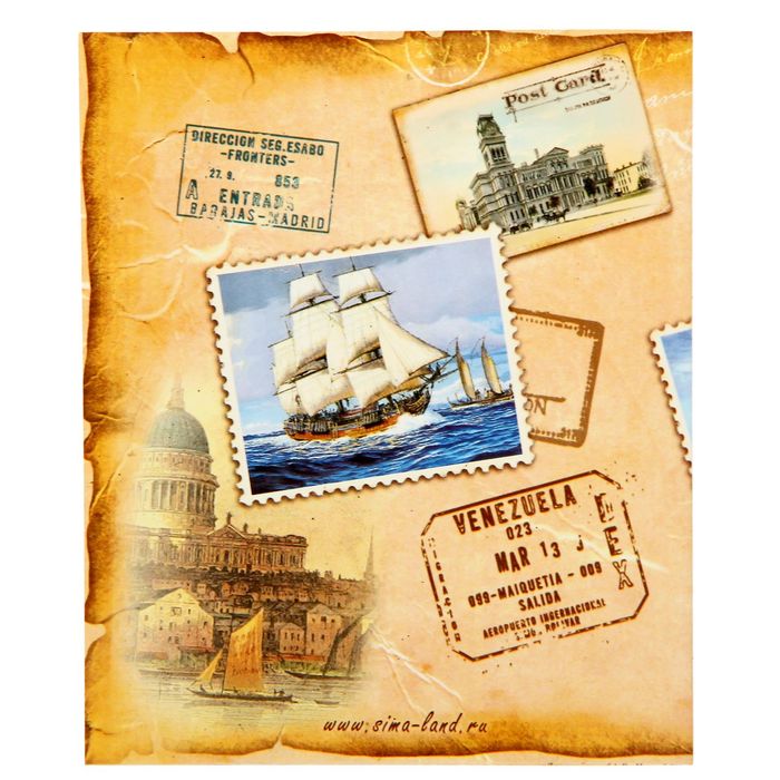 Подарочный складной набор. Коробка и открытка "С пожеланием удачи"