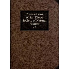 

Книга Transactions of San Diego Society of Natural History. v.2
