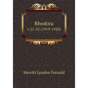 

Книга Rhodora v.21-22 (1919-1920)