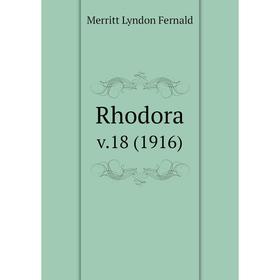 

Книга Rhodora v.18 (1916)