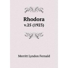

Книга Rhodora v.25 (1923)