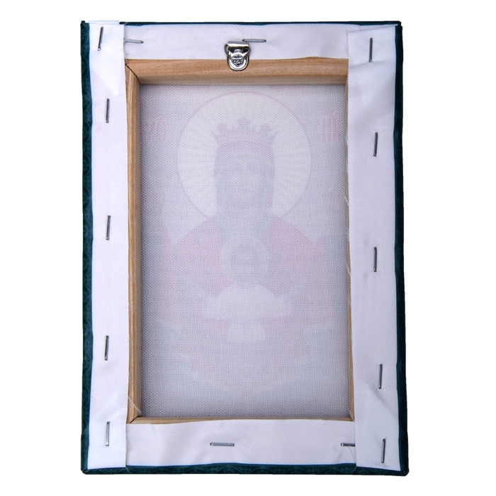 Икона холст Божией Матери "Неупиваемая чаша" на подвесе