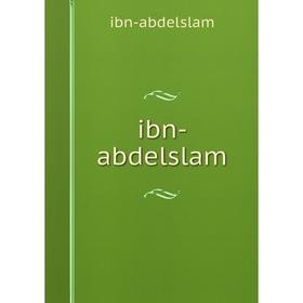 

Книга ibn-abdelslam