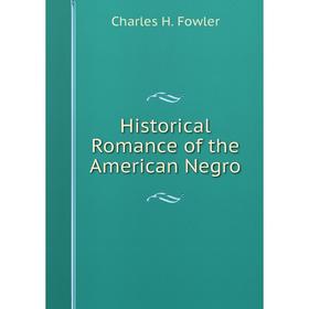 

Книга Historical Romance of the American Negro