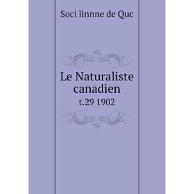 

Книга Le Naturaliste canadien t.29 1902