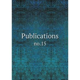 

Книга Publications no.15