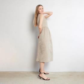 

Платье летнее женское MINAKU: Cotton collection, цвет бежевый, размер 42