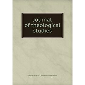 

Книга Journal of theological studies