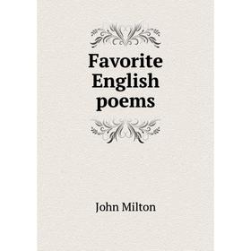 

Книга Favorite English poems