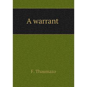 

Книга A warrant