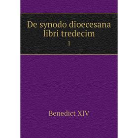 

Книга De synodo dioecesana libri tredecim 1