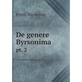 

Книга De genere Byrsonima pt. 2