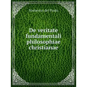 

Книга De veritate fundamentali philosophiae christianae
