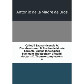 

Книга Collegii Salmanticensis Fr. Discalceatorum B. Mariae de Monte Carmeli. Cursus theologicus Summam Theologicam angelici doctoris D. Thomae complec