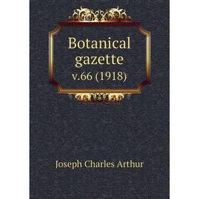 

Книга Botanical gazette. v.66 (1918)