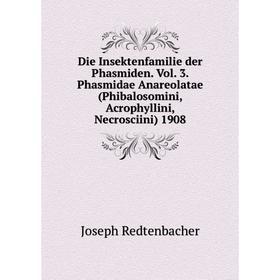 

Книга Die Insektenfamilie der Phasmiden. Vol. 3. Phasmidae Anareolatae (Phibalosomini, Acrophyllini, Necrosciini) 1908